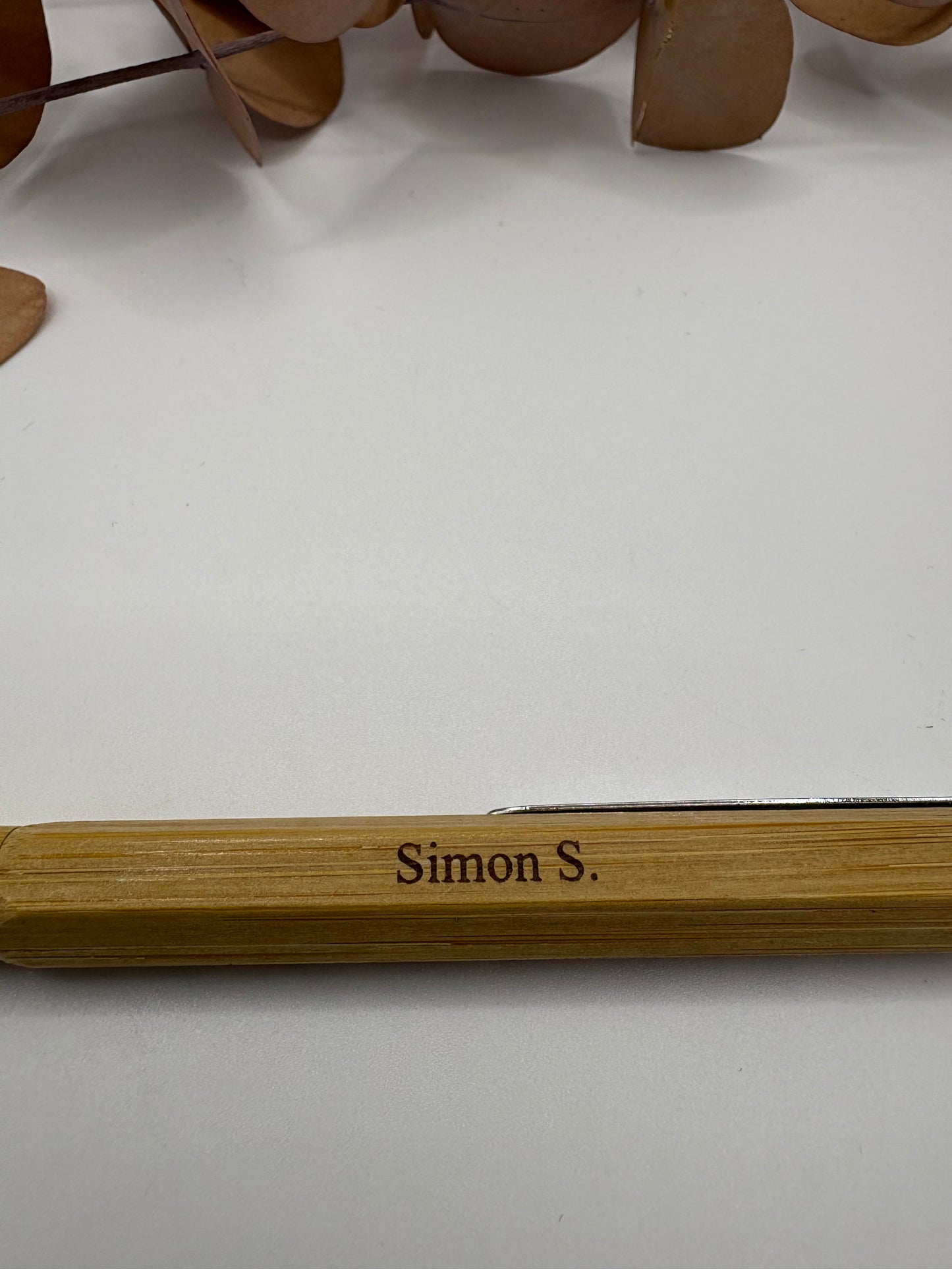 Multitool Bambus Stift mit Gravur