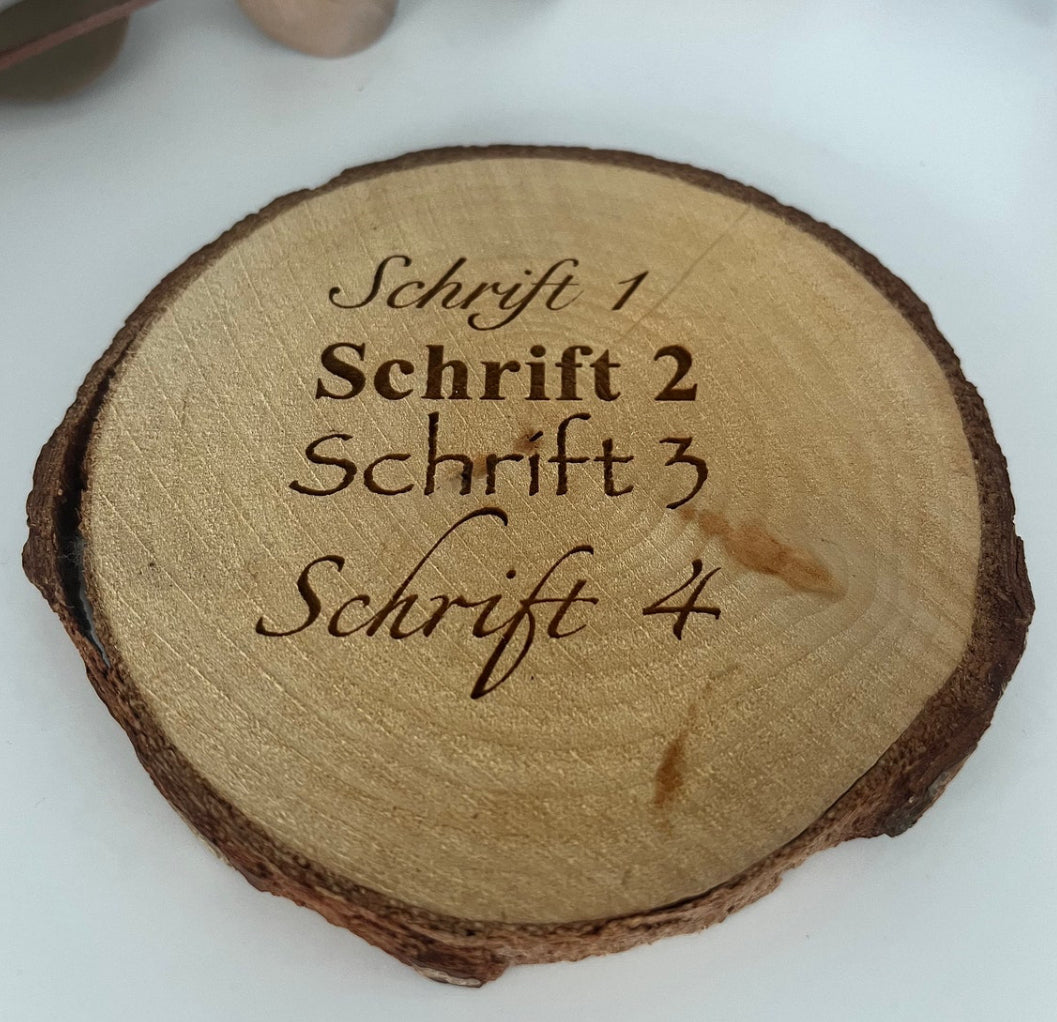 Personalisierter Inbusschlüsselsatz aus Bambus