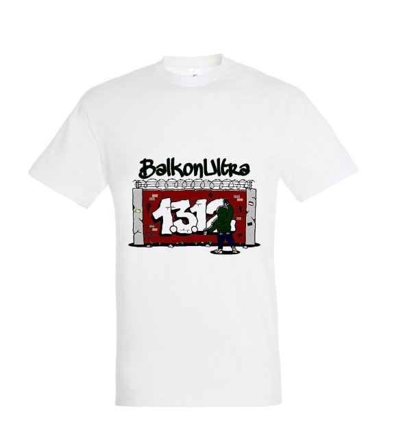 Balkonultra T-Shirt – Weiß Wand