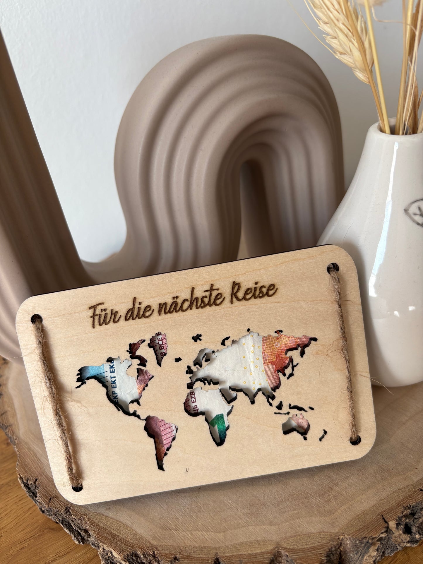 Geschenkkarte "Weltkarte"