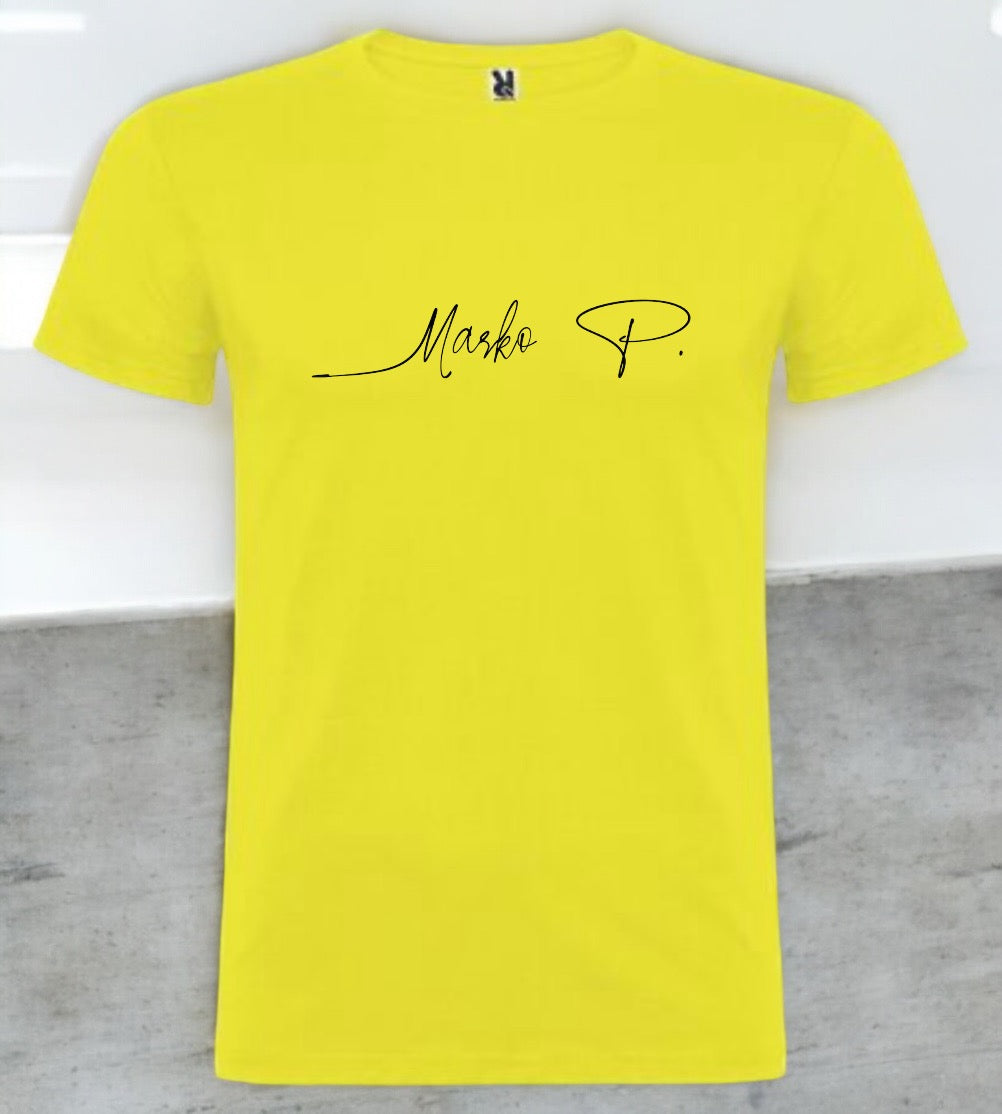 Marko P. T-Shirt Gelb