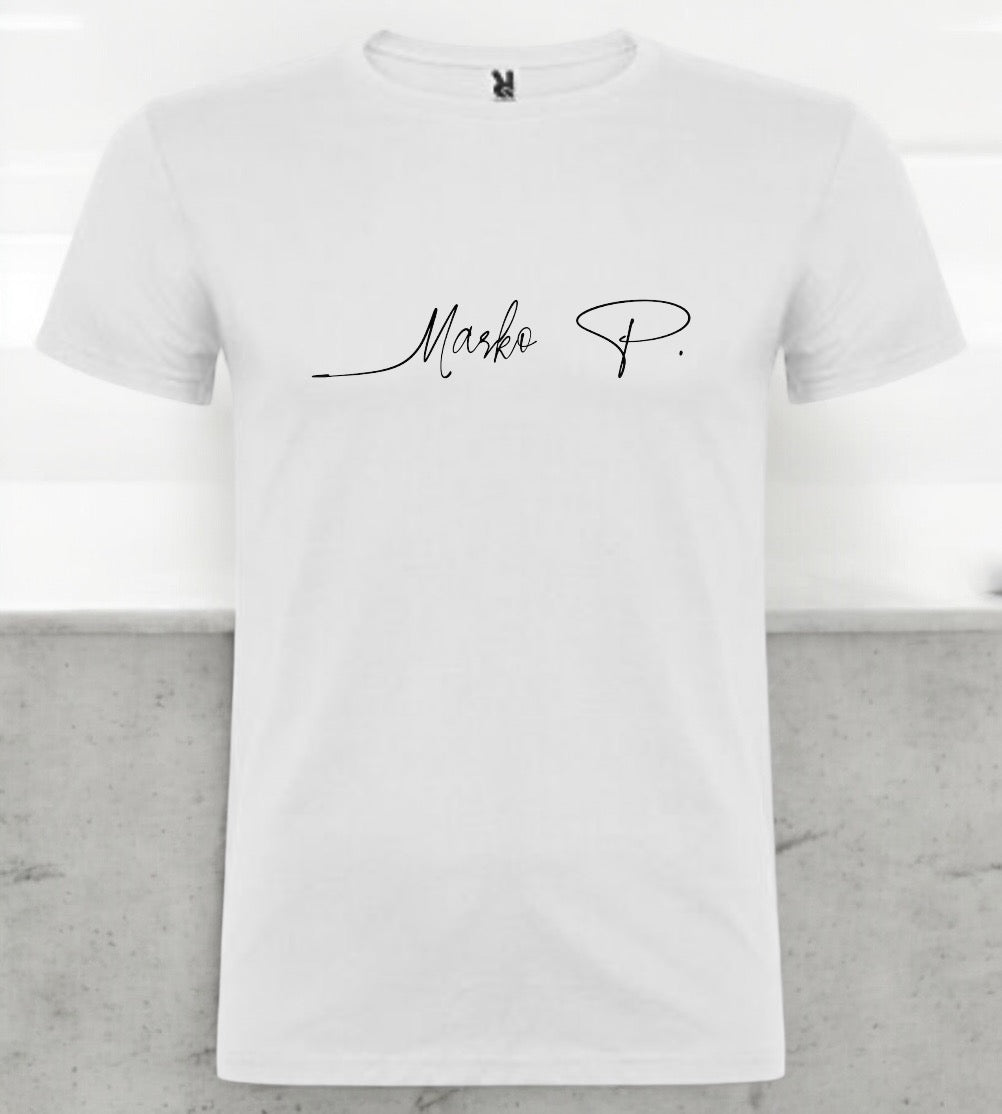 Marko P. T-Shirt Weiß