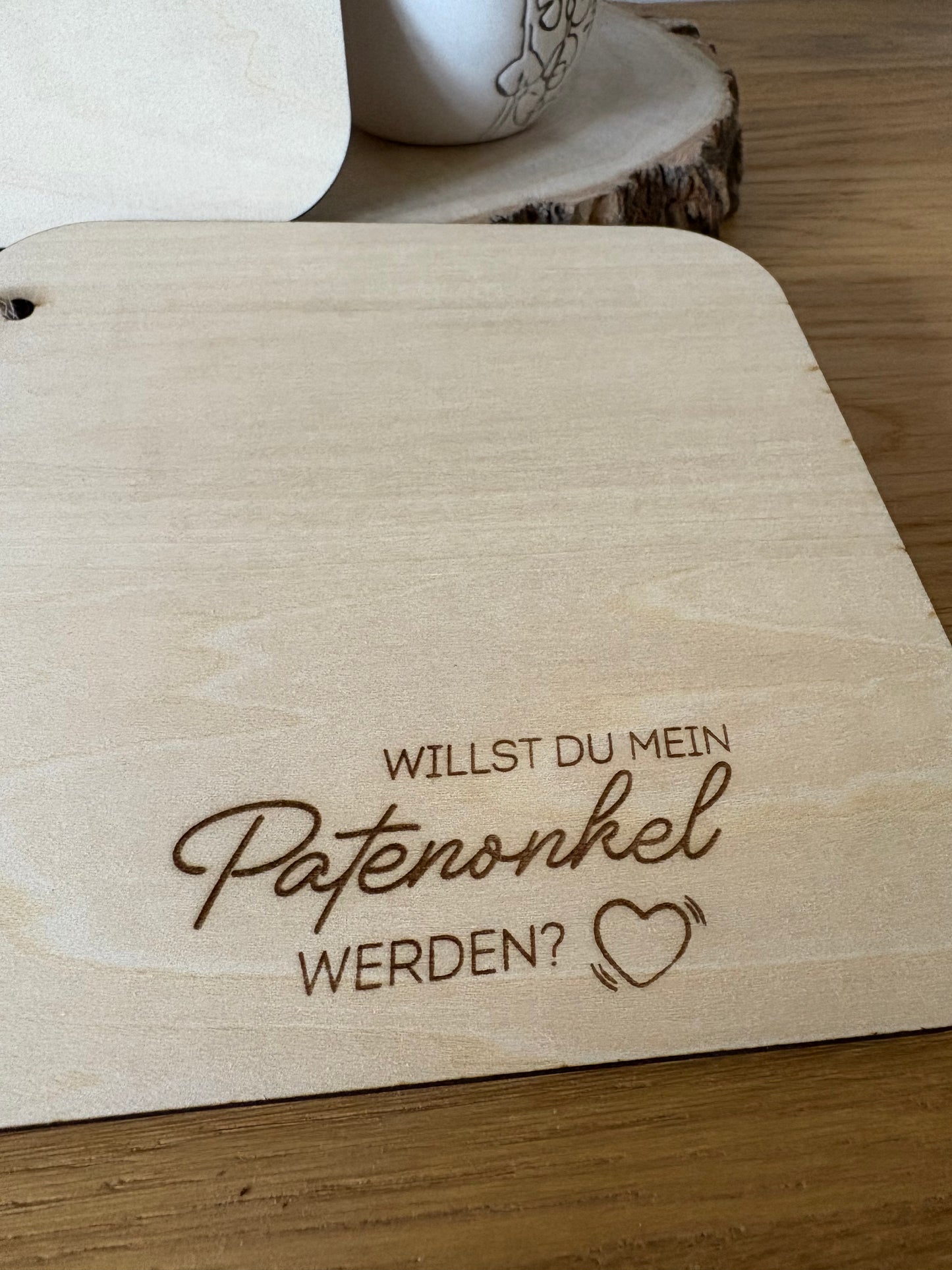 Holzkarte willst du