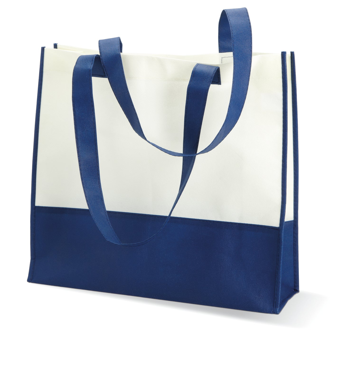 Einkaufs- oder Strandtasche aus Non Woven. 80 g/m².