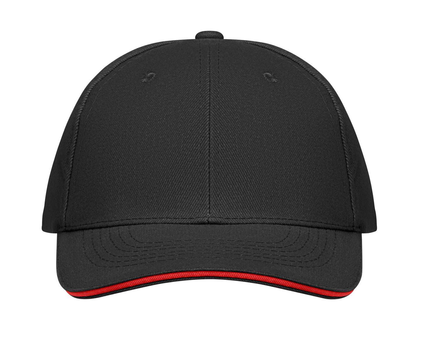 6-Panel-Baseball Cap aus gebürsteter Baumwolle 260 g/m² mit Schnalle aus Edelstahl. Größe