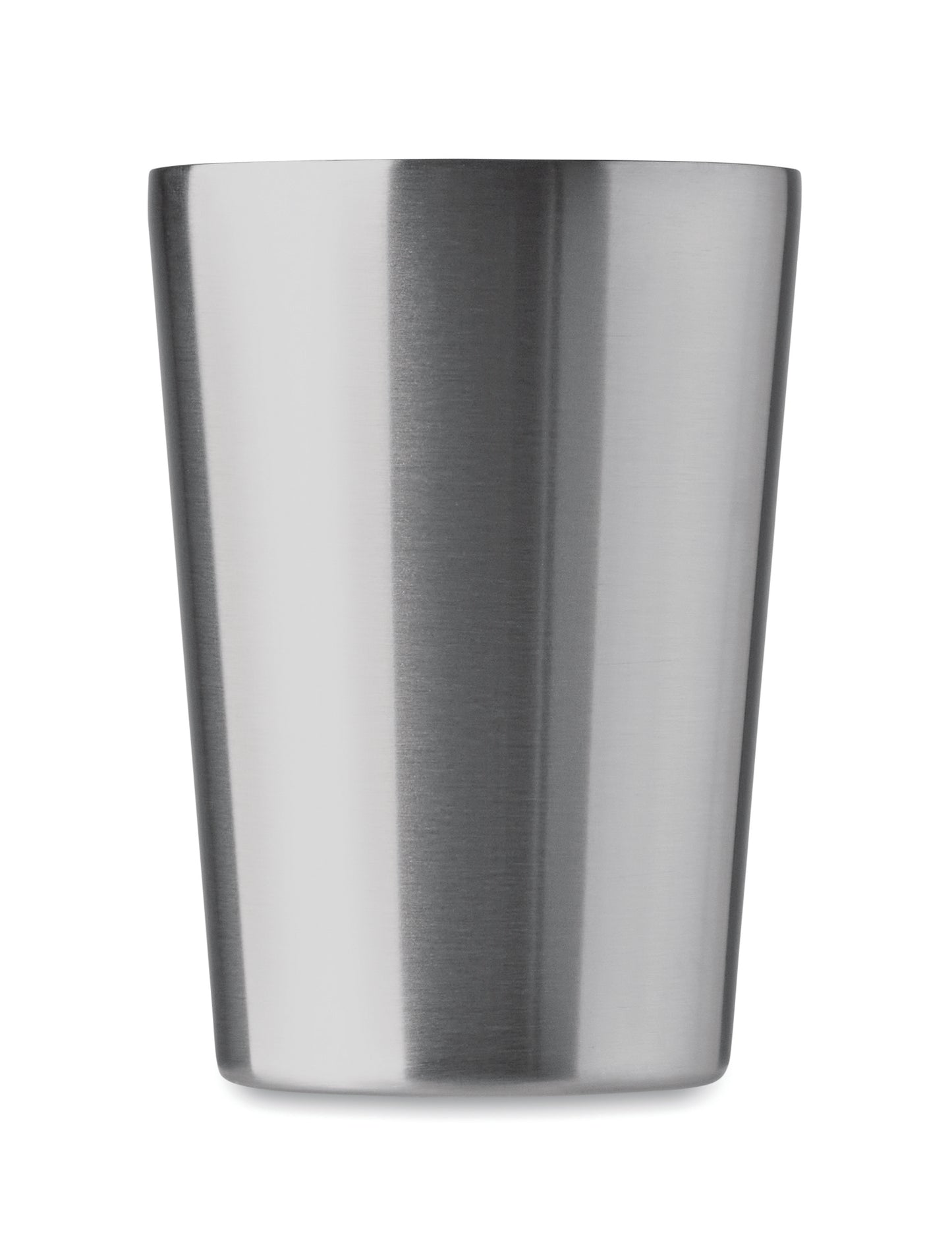 Doppelwandiger Trinkbecher aus recyceltem Edelstahl (90% recycelter Edelstahl und 10% Edelstahl) mit