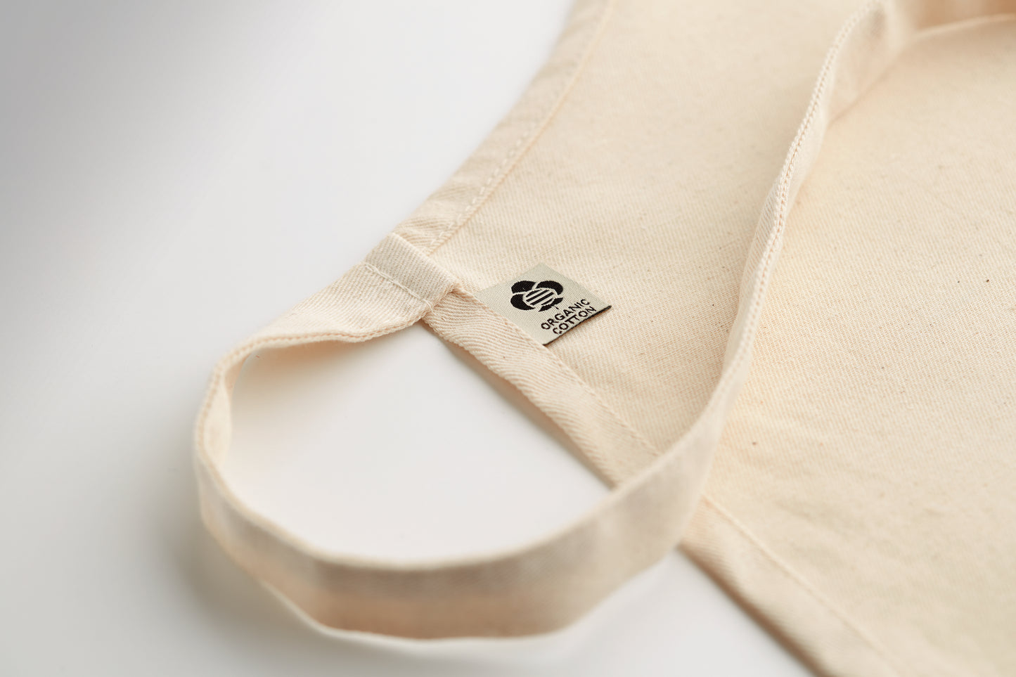 Küchenschürze mit 2 Fronttaschen aus 100% Organic Cotton 200 g/m². Egal ob