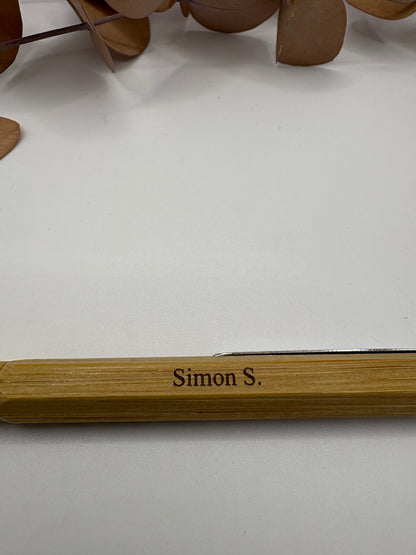 Multitool Bambus Stift mit Gravur