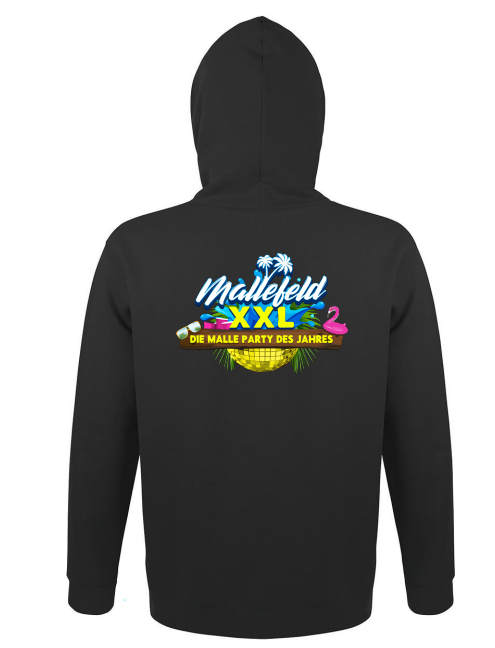 Mallefeld XXL Hoodie Schwarz