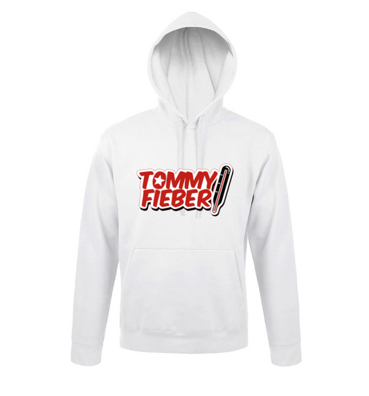Tommy Fieber Hoodie Weiß