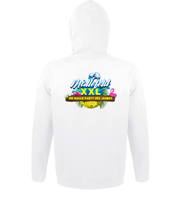 Mallefeld XXL Hoodie Weiß