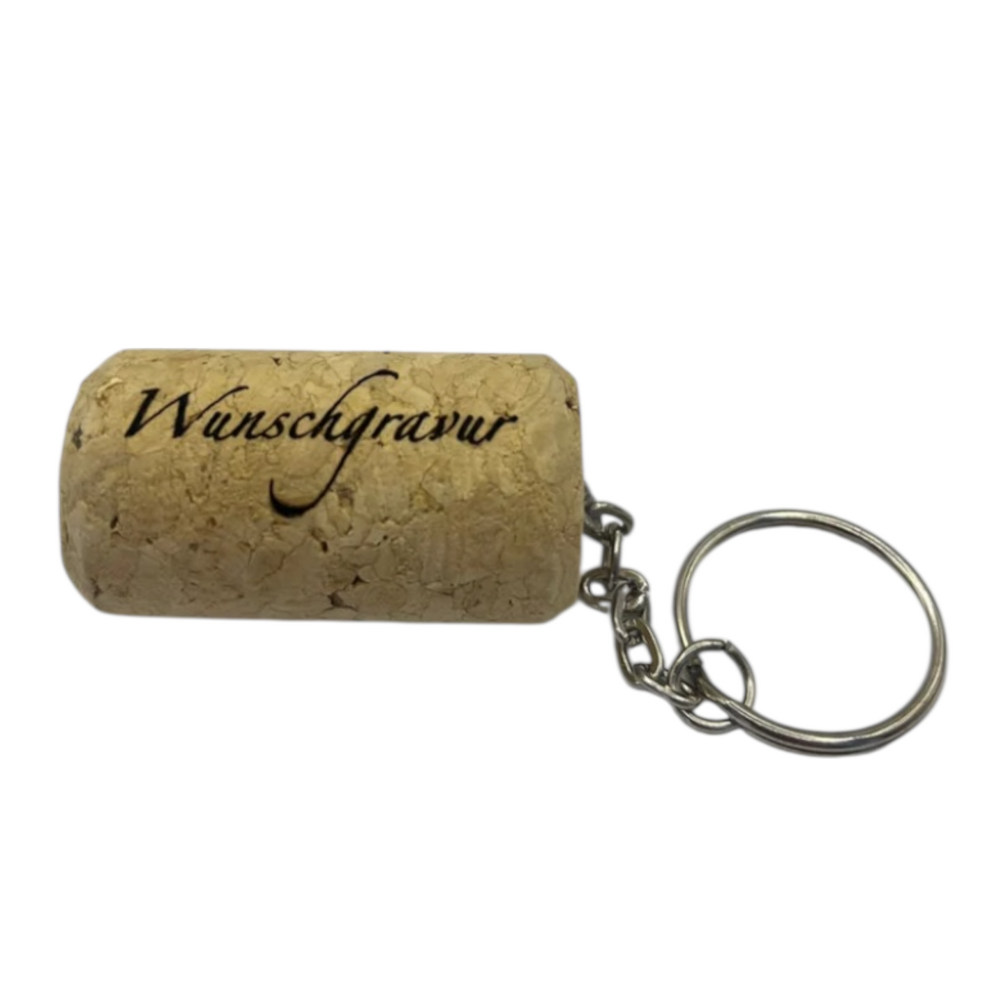 Personalisierter Korken als Schlüsselanhänger