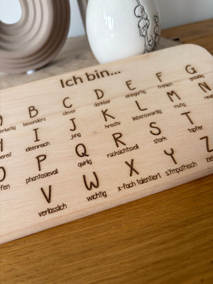 Motivations-Vesperbrett A-Z