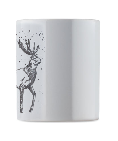 Becher aus Keramik mit saisonalem Dekor. Inkl. passender Geschenkkarton. Füllmenge: 300 ml.