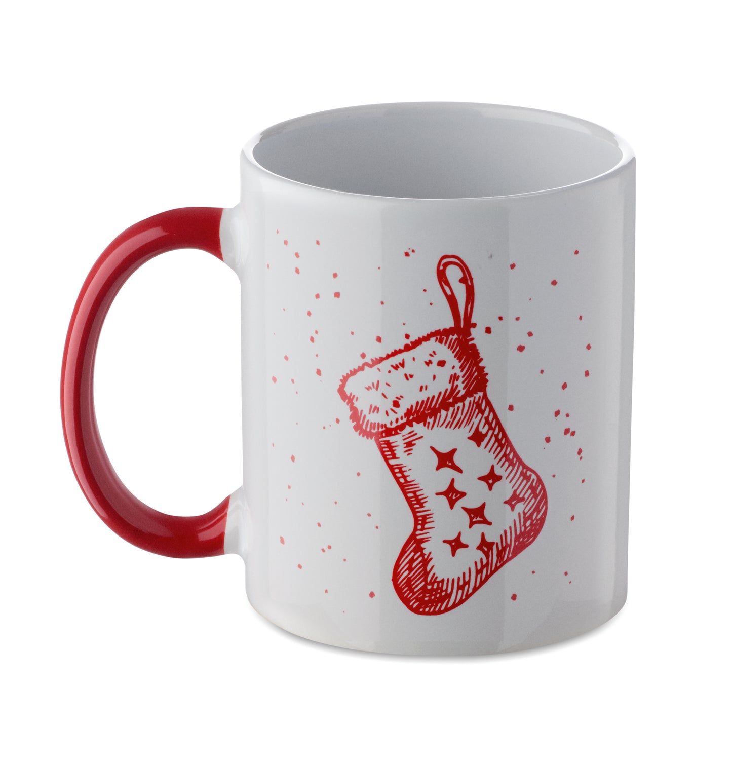 Becher aus Keramik mit saisonalem Dekor. Inkl. passender Geschenkkarton. Füllmenge: 300 ml.