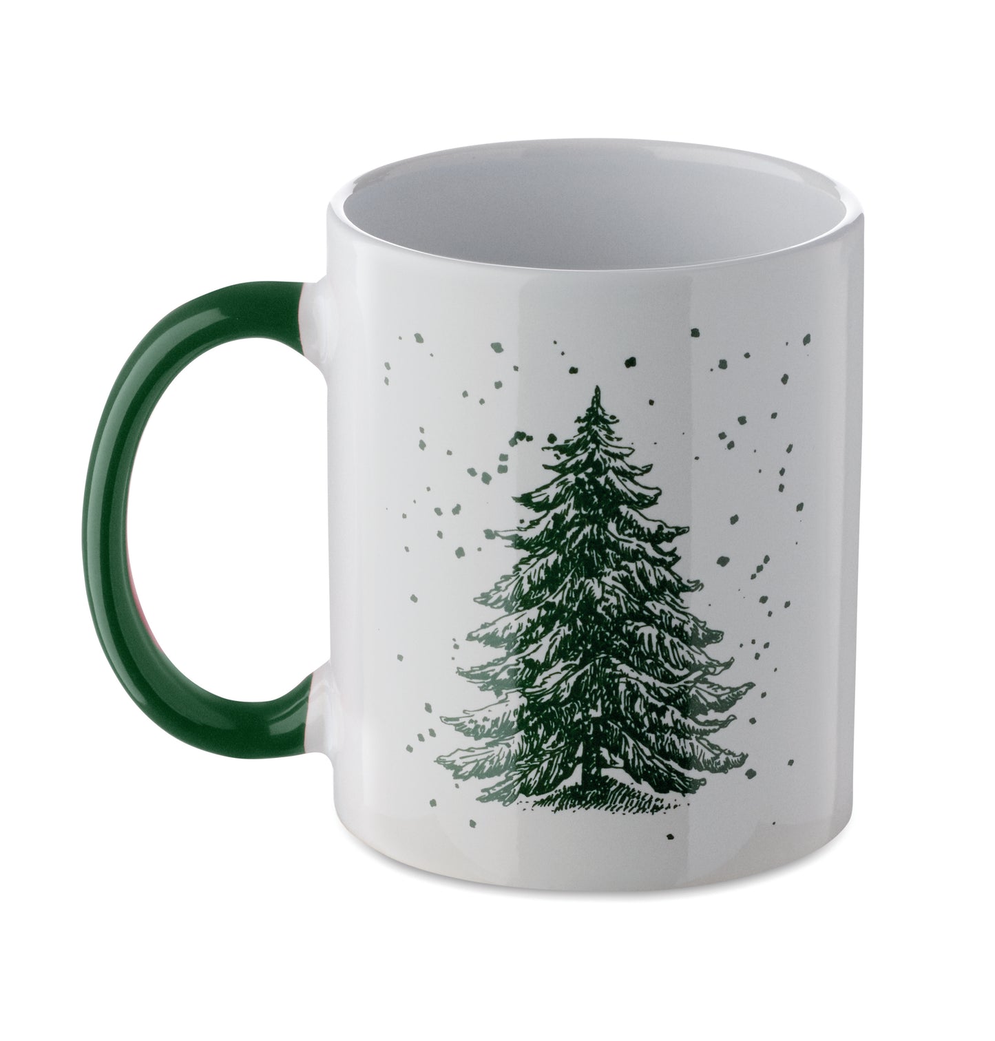 Becher aus Keramik mit saisonalem Dekor. Inkl. passender Geschenkkarton. Füllmenge: 300 ml.