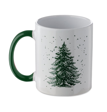 Becher aus Keramik mit saisonalem Dekor. Inkl. passender Geschenkkarton. Füllmenge: 300 ml.