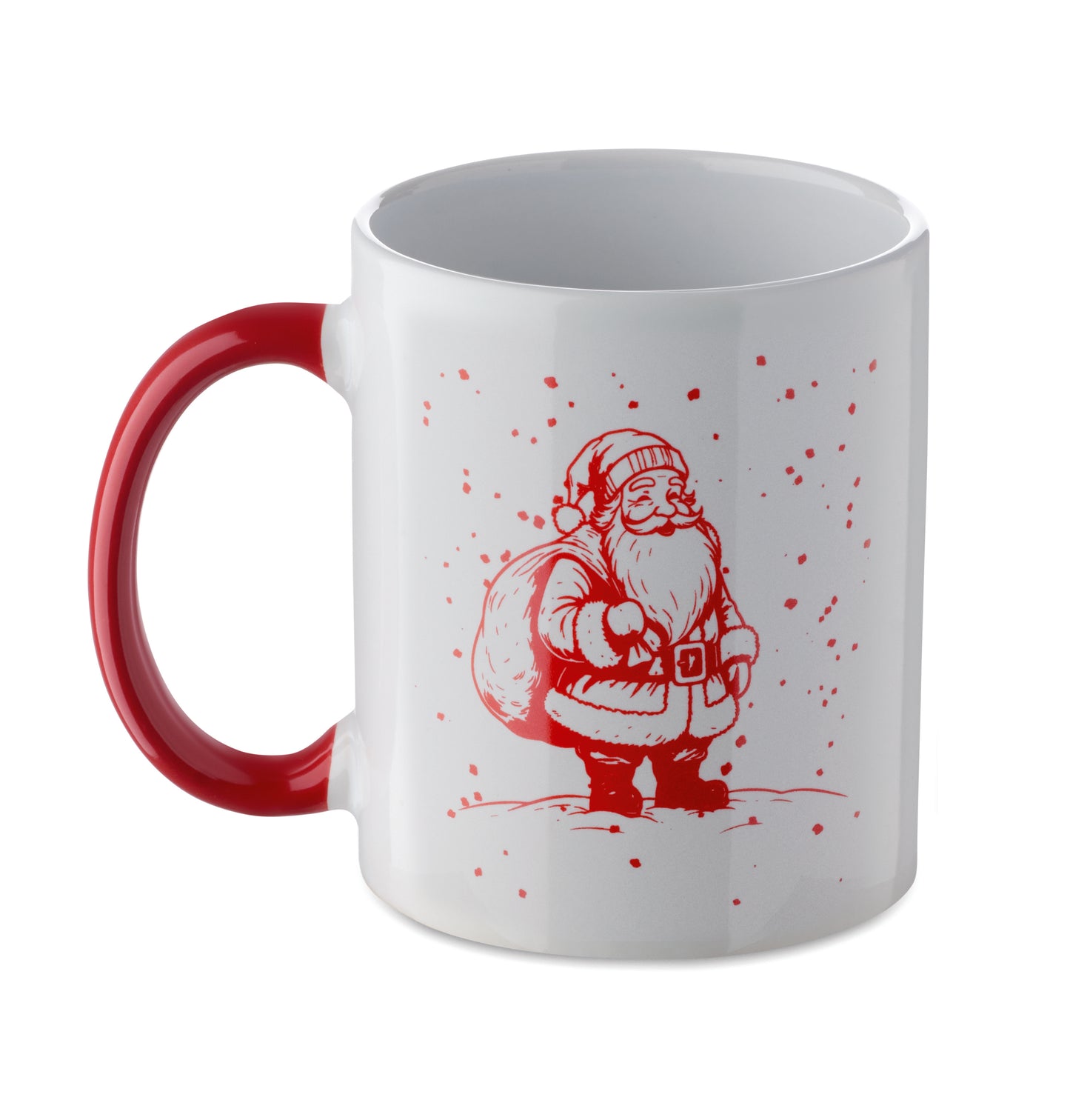 Becher aus Keramik mit saisonalem Dekor. Inkl. passender Geschenkkarton. Füllmenge: 300 ml.