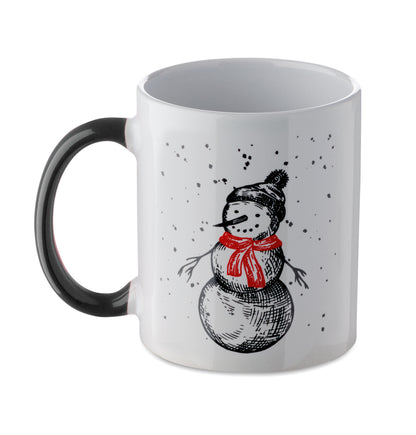 Becher aus Keramik mit saisonalem Dekor. Inkl. passender Geschenkkarton. Füllmenge: 300 ml.