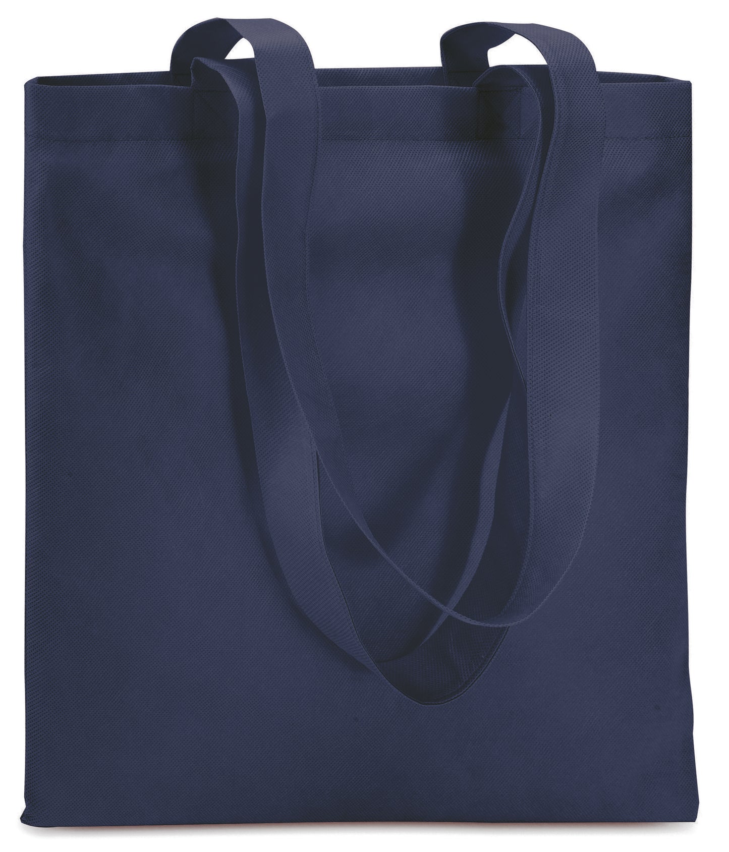 Non Woven Shopper mit langen Tragegriffen. 80 g/m².