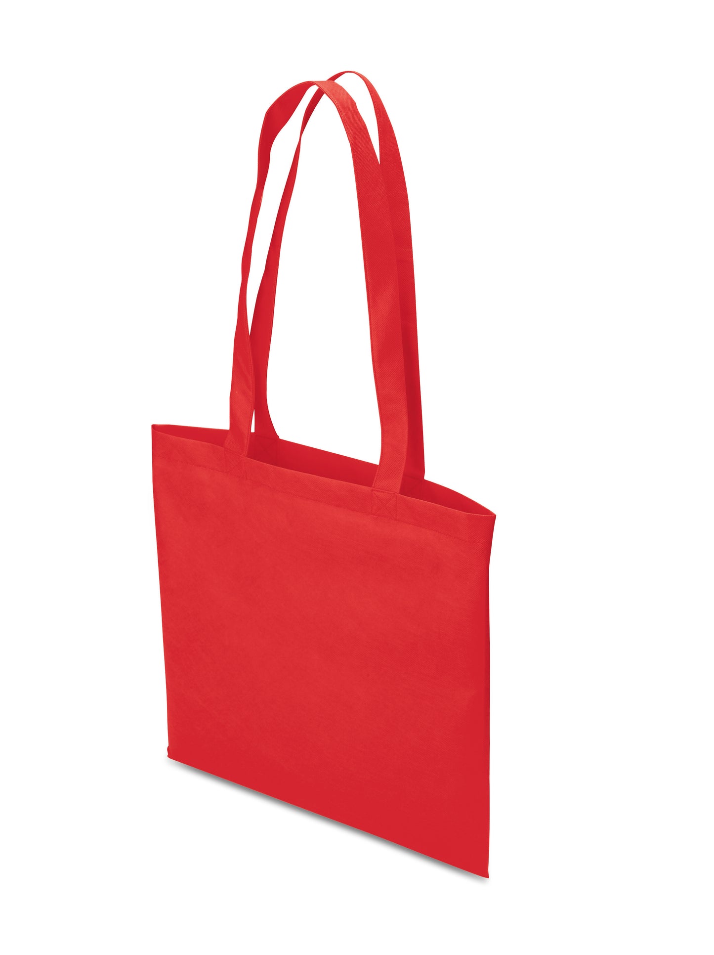 Non Woven Shopper mit langen Tragegriffen. 80 g/m².