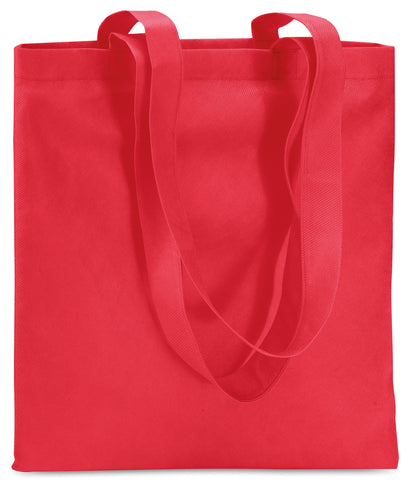 Non Woven Shopper mit langen Tragegriffen. 80 g/m².