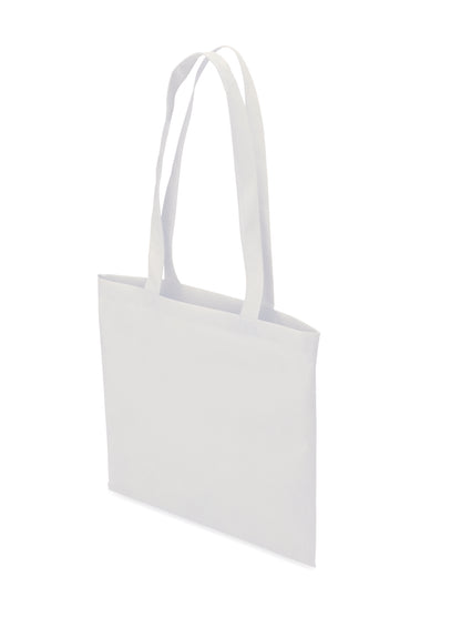 Non Woven Shopper mit langen Tragegriffen. 80 g/m².