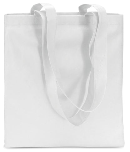 Non Woven Shopper mit langen Tragegriffen. 80 g/m².