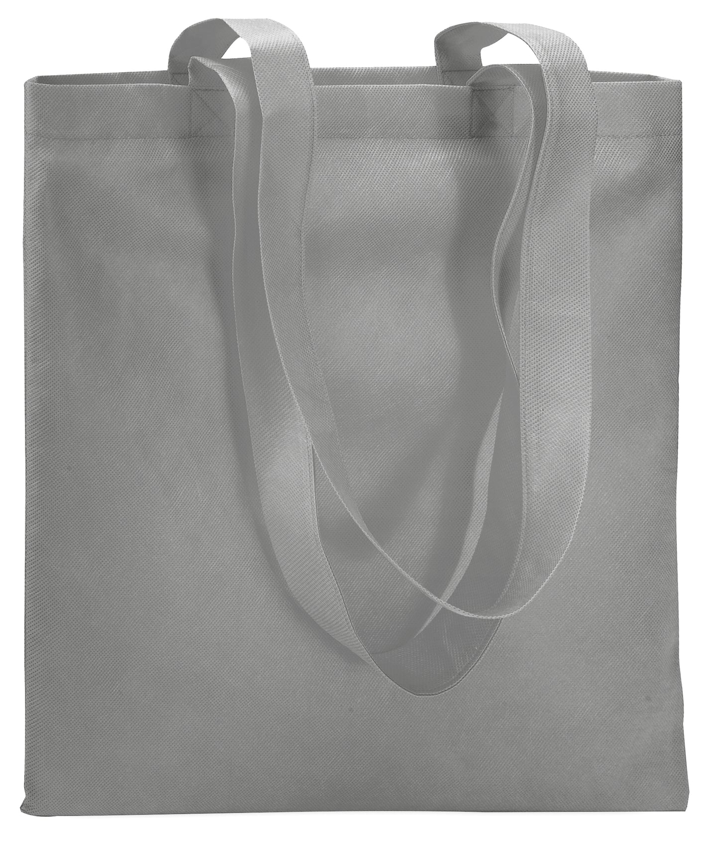 Non Woven Shopper mit langen Tragegriffen. 80 g/m².