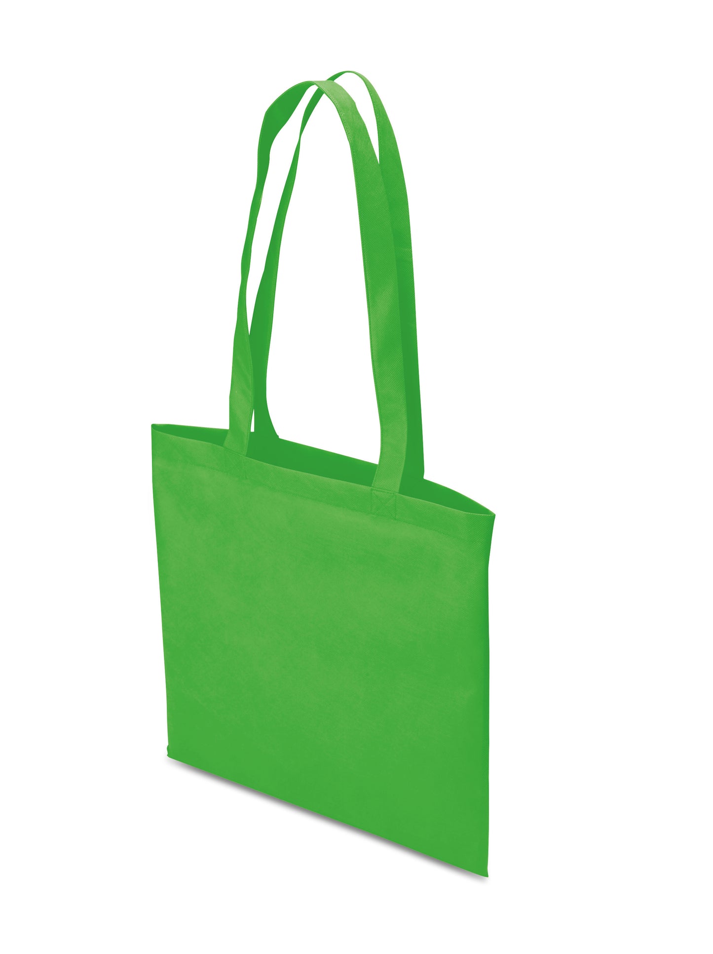 Non Woven Shopper mit langen Tragegriffen. 80 g/m².
