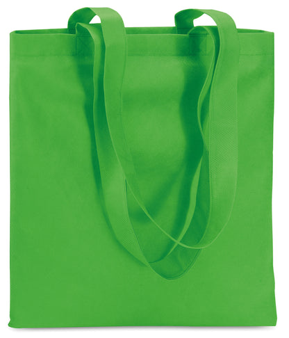 Non Woven Shopper mit langen Tragegriffen. 80 g/m².