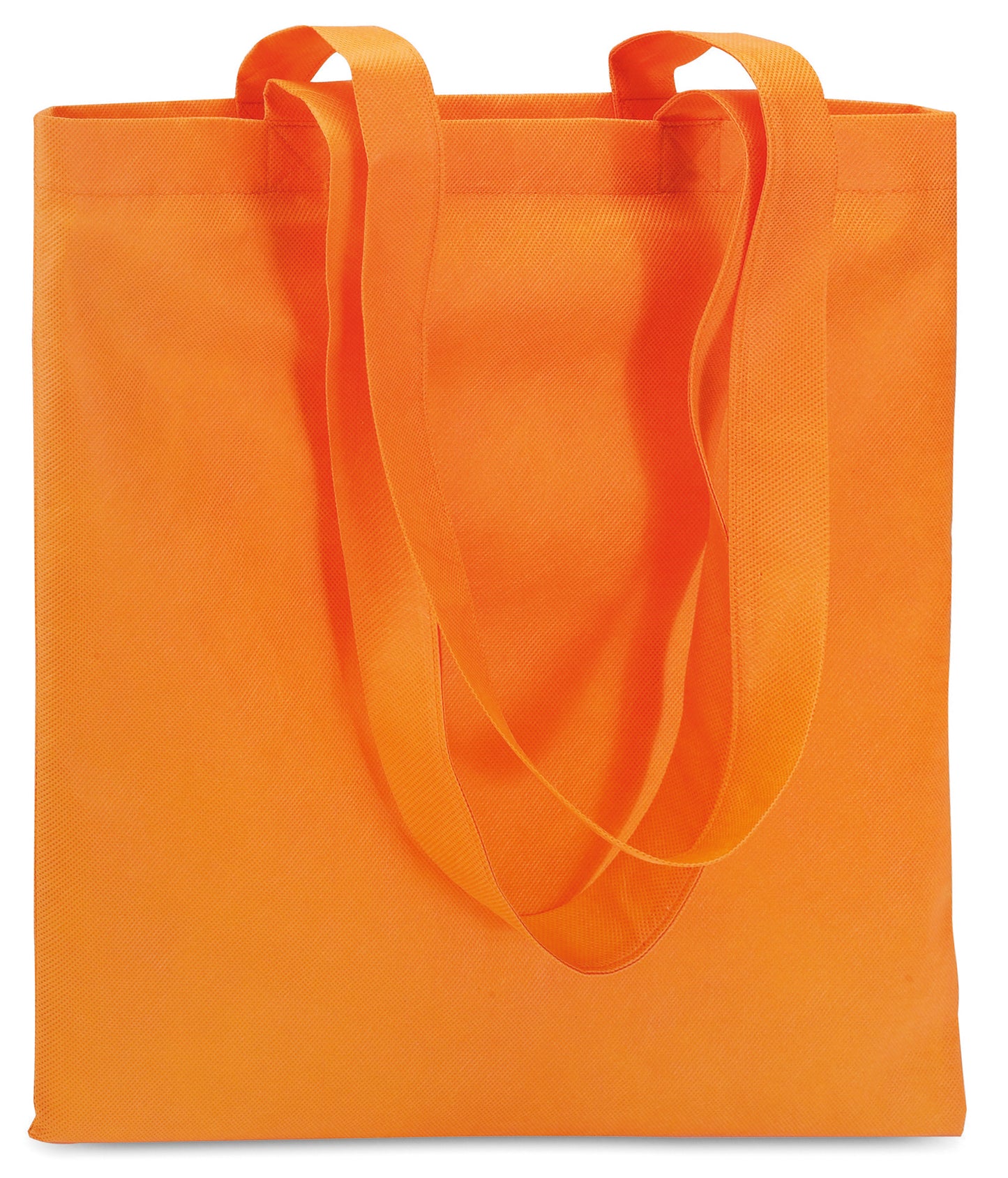 Non Woven Shopper mit langen Tragegriffen. 80 g/m².