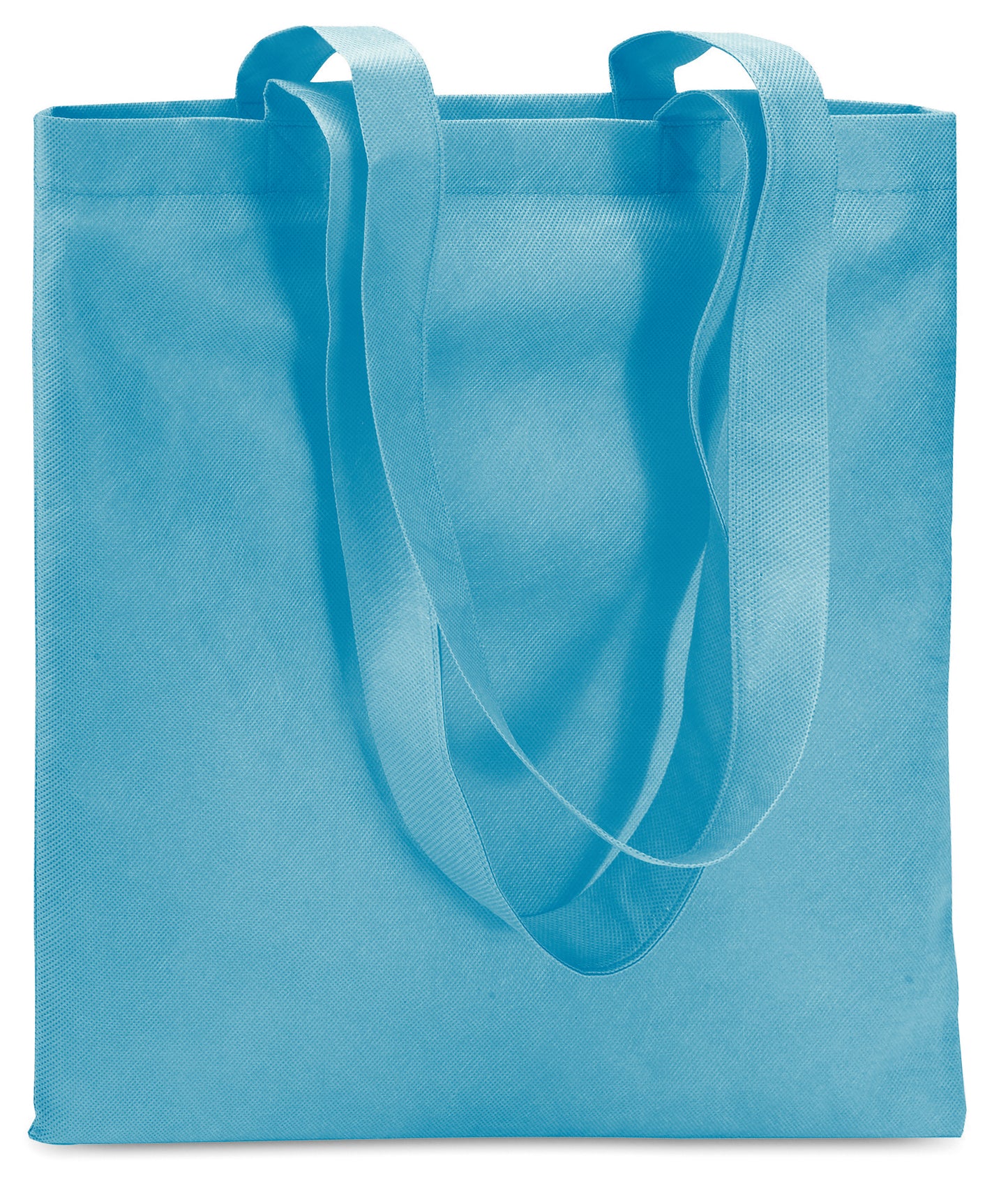 Non Woven Shopper mit langen Tragegriffen. 80 g/m².