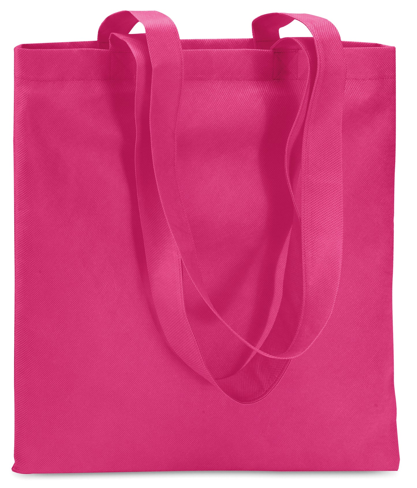 Non Woven Shopper mit langen Tragegriffen. 80 g/m².