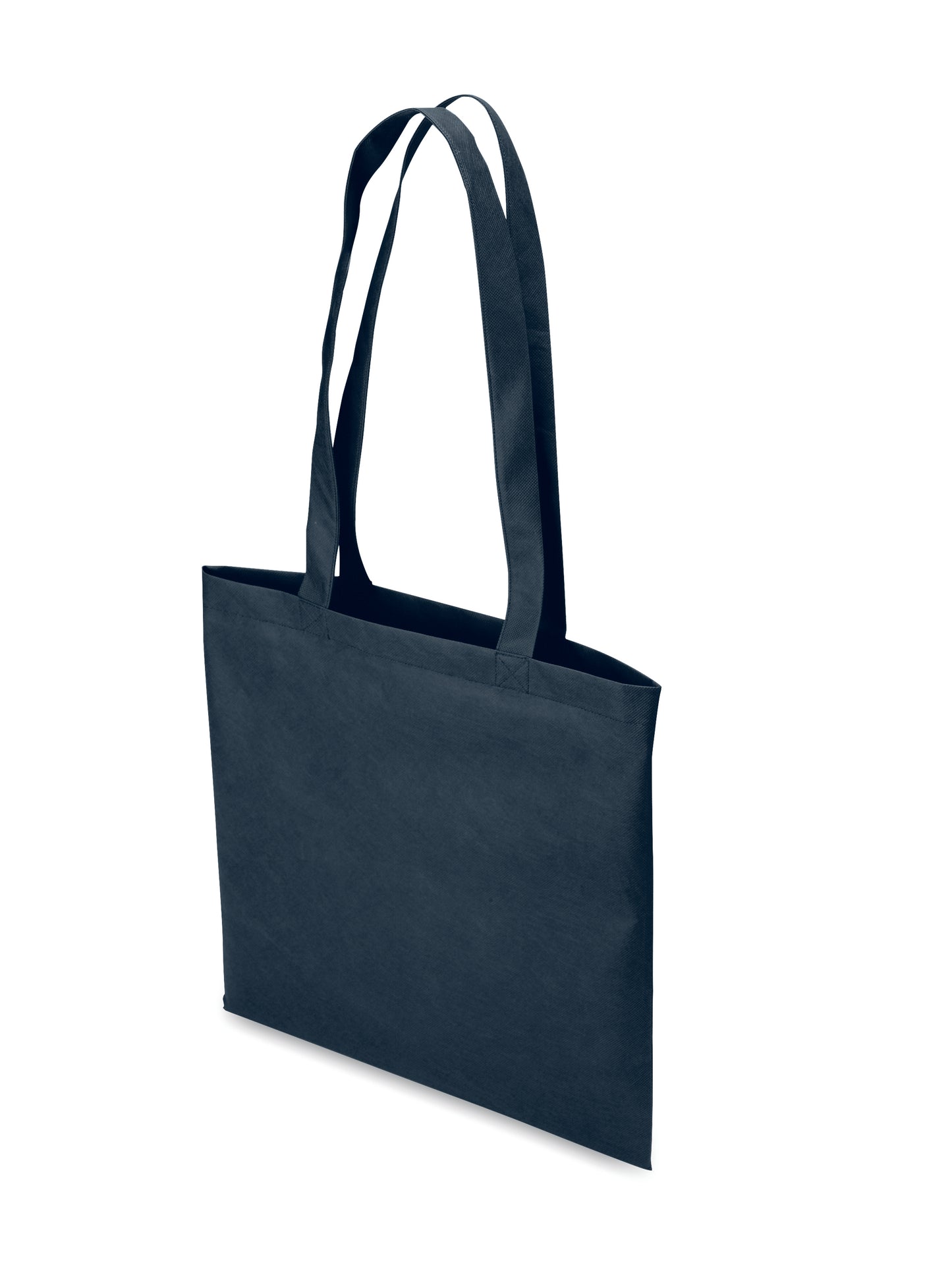 Non Woven Shopper mit langen Tragegriffen. 80 g/m².
