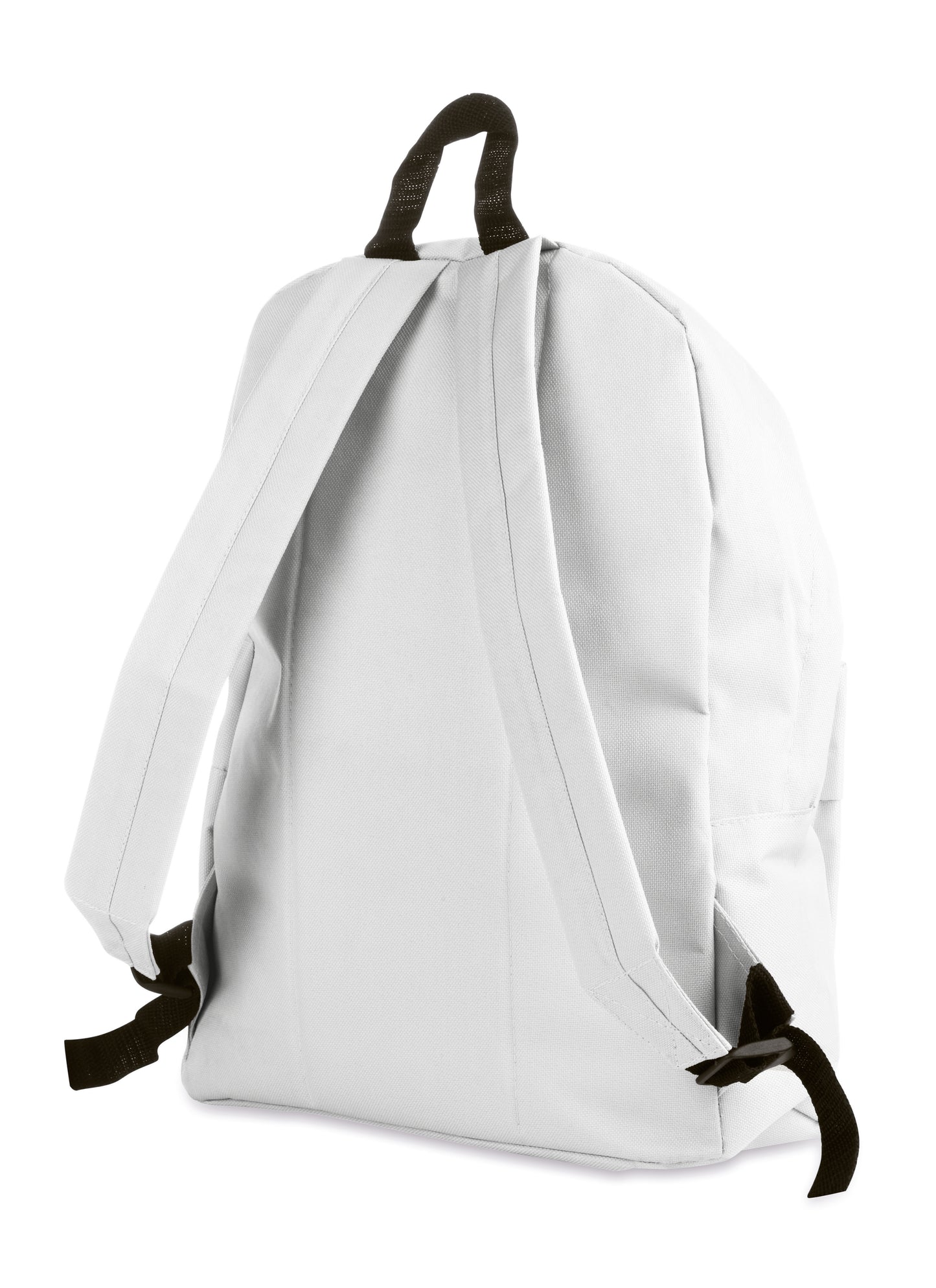 Rucksack mit Fronttasche und Reißverschluss. 600D Polyester