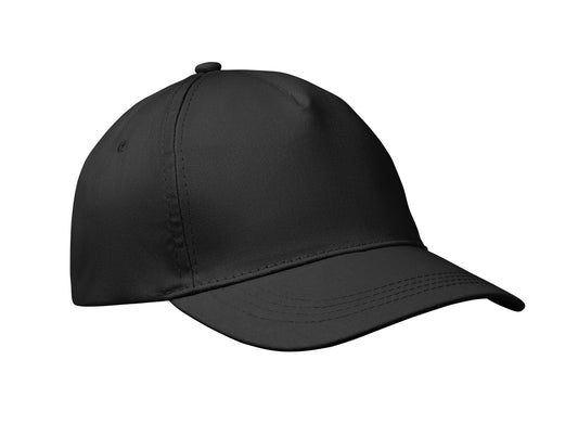 5-Panel-Baseball Cap aus Baumwolltwill 160 g/m² mit verstellbarem Klettverschluss. Größe 7 1/4.