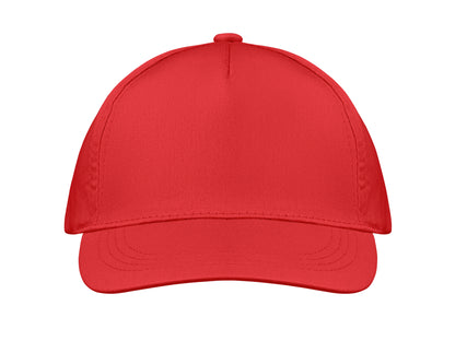 5-Panel-Baseball Cap aus Baumwolltwill 160 g/m² mit verstellbarem Klettverschluss. Größe 7 1/4.