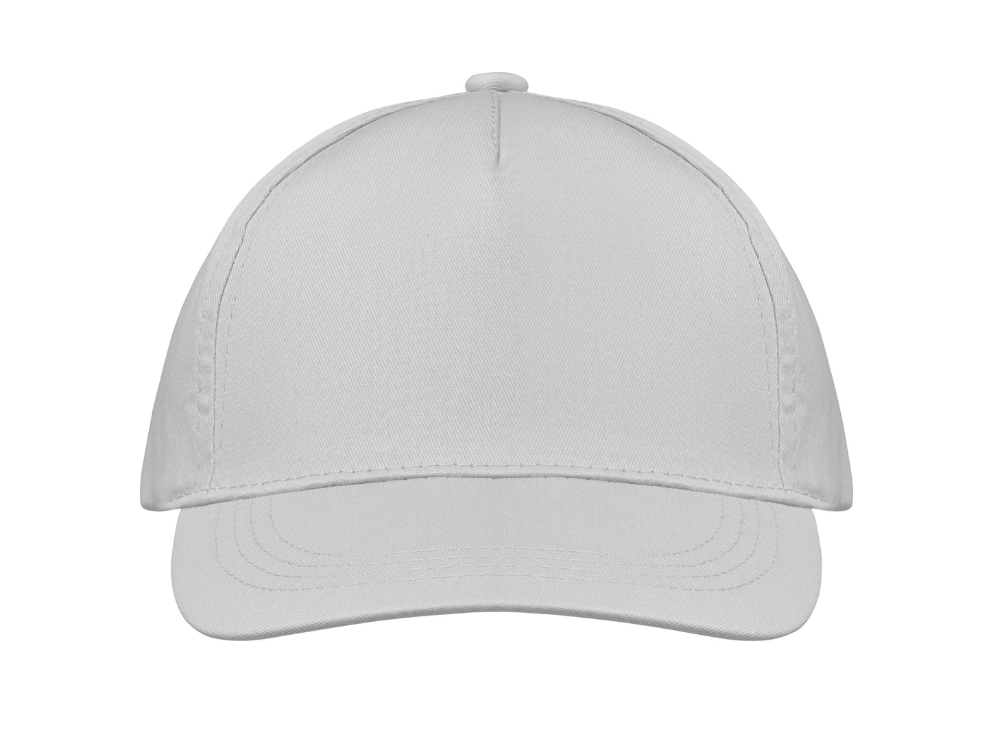 5-Panel-Baseball Cap aus Baumwolltwill 160 g/m² mit verstellbarem Klettverschluss. Größe 7 1/4.