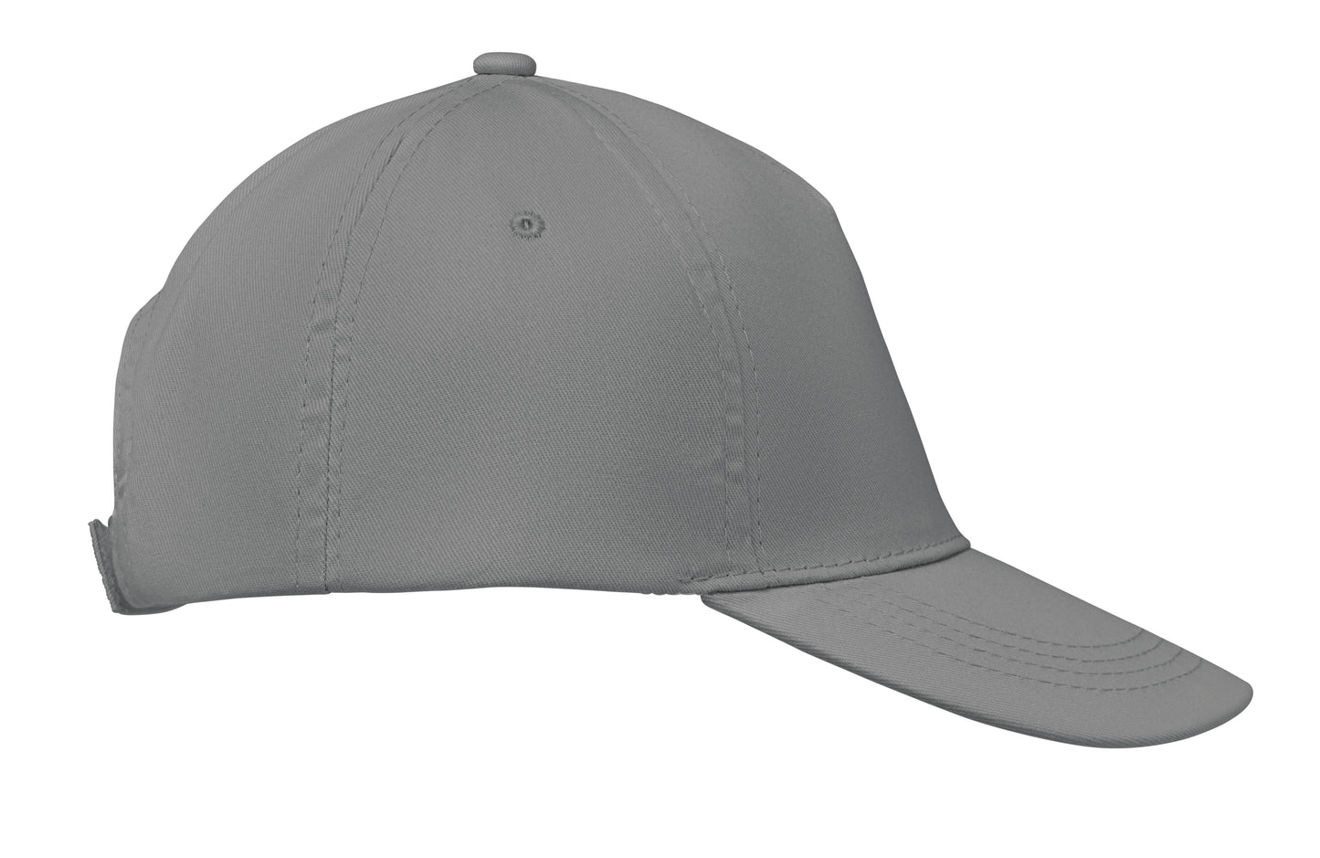5-Panel-Baseball Cap aus Baumwolltwill 160 g/m² mit verstellbarem Klettverschluss. Größe 7 1/4.