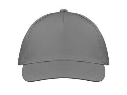 5-Panel-Baseball Cap aus Baumwolltwill 160 g/m² mit verstellbarem Klettverschluss. Größe 7 1/4.