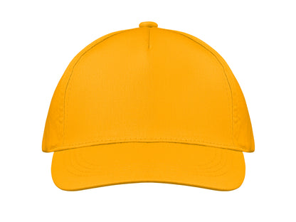 5-Panel-Baseball Cap aus Baumwolltwill 160 g/m² mit verstellbarem Klettverschluss. Größe 7 1/4.