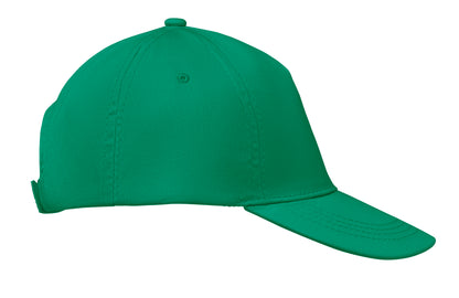 5-Panel-Baseball Cap aus Baumwolltwill 160 g/m² mit verstellbarem Klettverschluss. Größe 7 1/4.