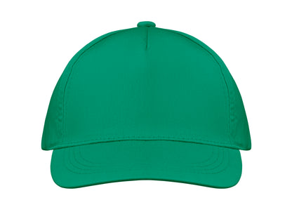 5-Panel-Baseball Cap aus Baumwolltwill 160 g/m² mit verstellbarem Klettverschluss. Größe 7 1/4.