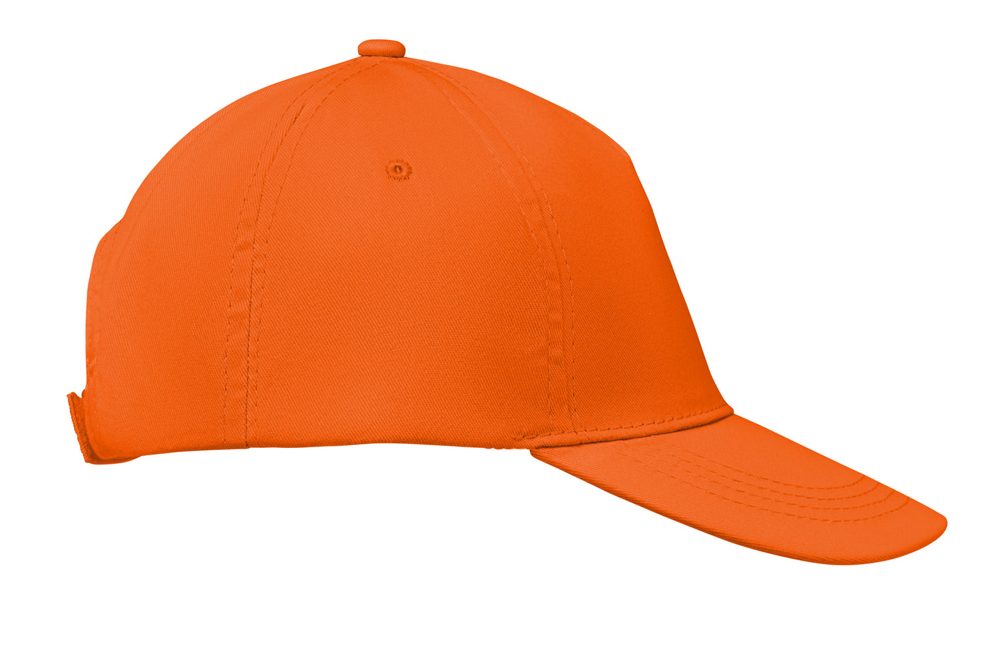 5-Panel-Baseball Cap aus Baumwolltwill 160 g/m² mit verstellbarem Klettverschluss. Größe 7 1/4.