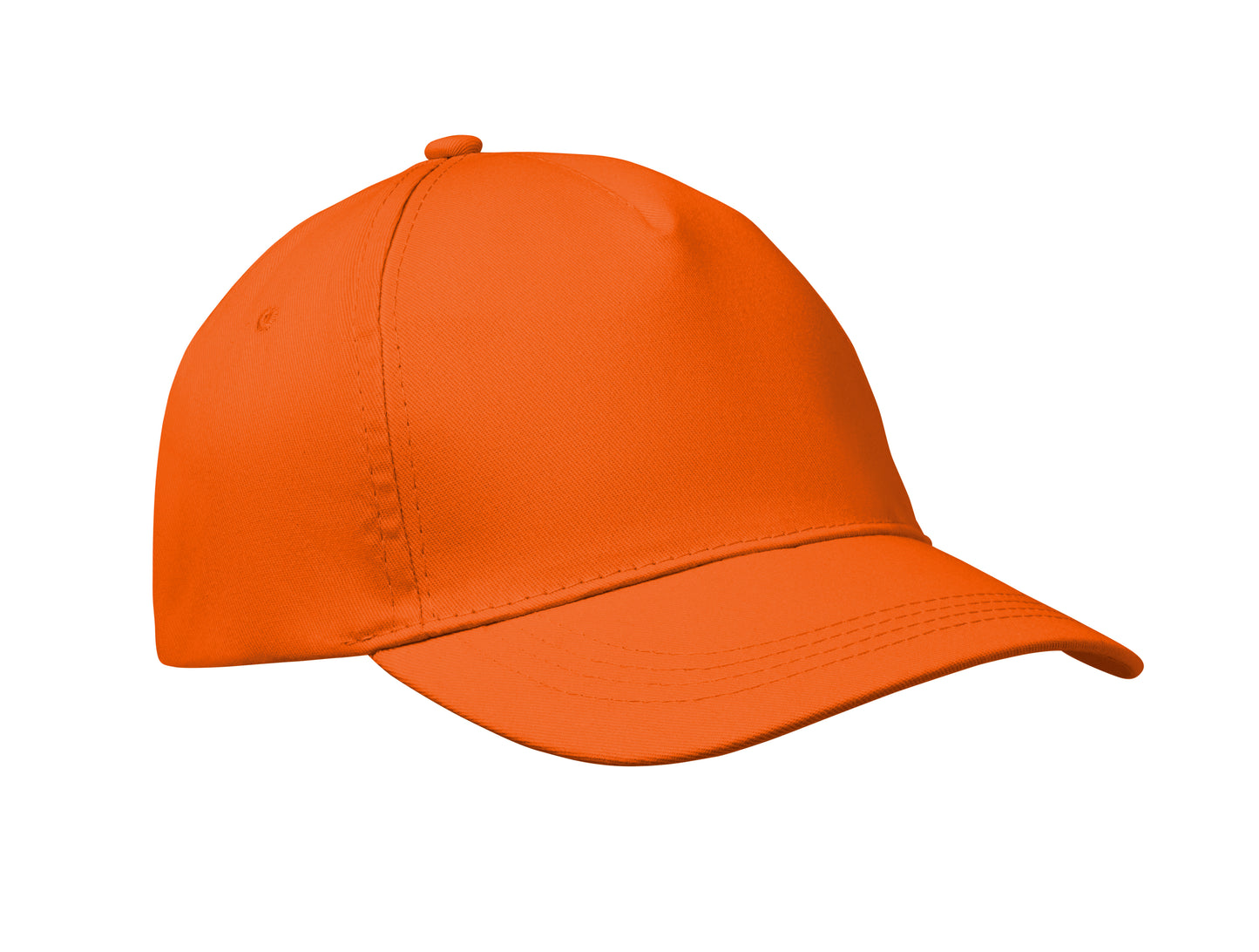 5-Panel-Baseball Cap aus Baumwolltwill 160 g/m² mit verstellbarem Klettverschluss. Größe 7 1/4.