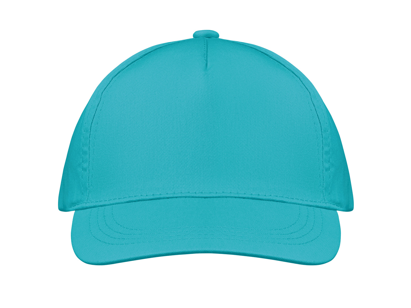5-Panel-Baseball Cap aus Baumwolltwill 160 g/m² mit verstellbarem Klettverschluss. Größe 7 1/4.