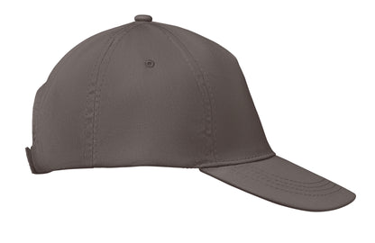 5-Panel-Baseball Cap aus Baumwolltwill 160 g/m² mit verstellbarem Klettverschluss. Größe 7 1/4.