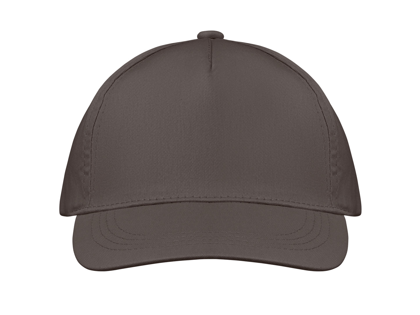 5-Panel-Baseball Cap aus Baumwolltwill 160 g/m² mit verstellbarem Klettverschluss. Größe 7 1/4.