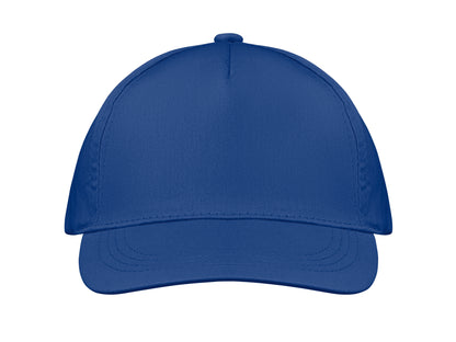 5-Panel-Baseball Cap aus Baumwolltwill 160 g/m² mit verstellbarem Klettverschluss. Größe 7 1/4.